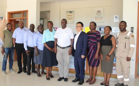 UPIK officials meeting CNOOC Enertech Uganda representatives to discuss oil and gas workforce development.
