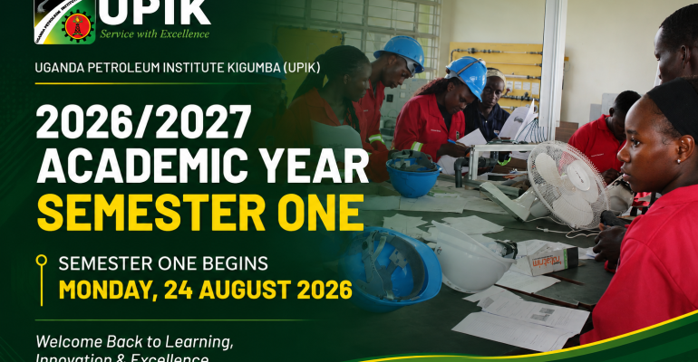 START OF SEMESTER ONE 2026 BANNER
